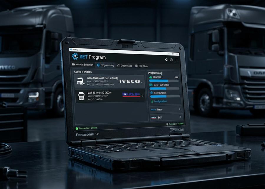 SET Program — Iveco and DAF programming software